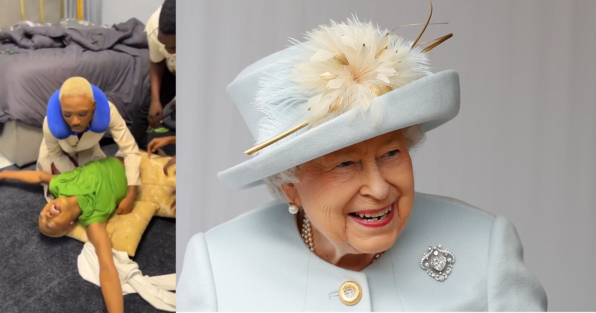 ‘My heart is bleeding. I’ll miss my godmother Queen Elizabeth’ – Cross dresser, James Brown mourns late Queen of England (video)