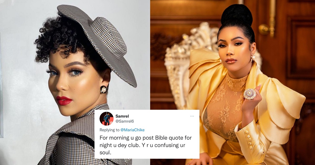 Between BBNaija star, Maria