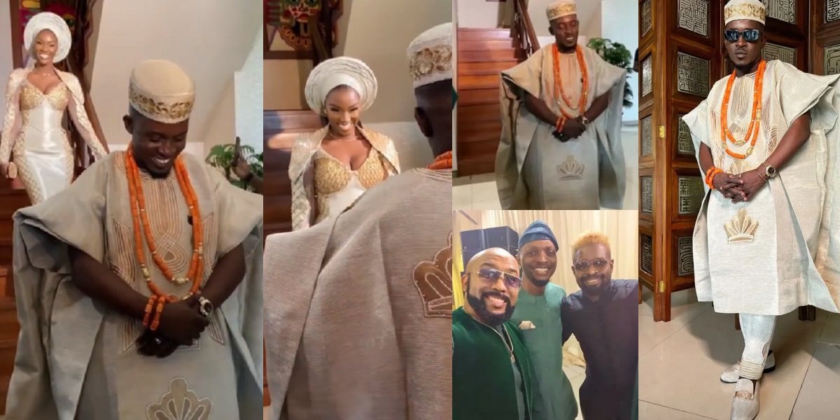Photos and videos from M.I Abaga and Eniola Mafes traditional wedding