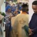 Moment woman charged newly-married rapper, MI Abaga to say ‘Amen’ while praying against side chic temptation (Video)
