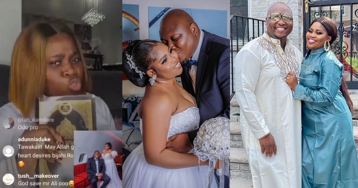 “My husband disvirgined me, if he ever cheats, I’ll call on God’s vengeance” – Actress Tawa Ajisefini (Video)