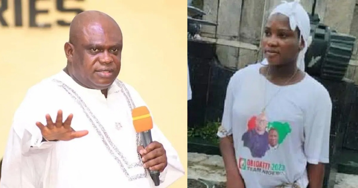 Apostle Chibuzor Chinyere grants scholarship to lady sacked for joining Peter Obi’s rally