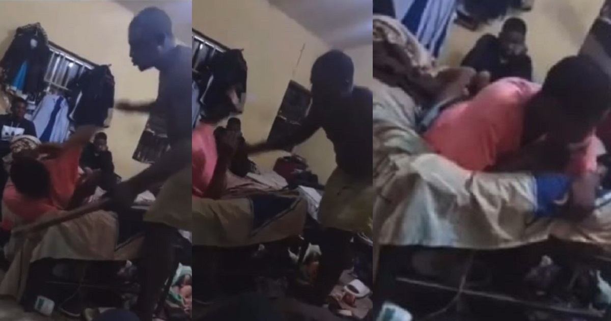 Disturbing video of a Nigerian private university fresher being bullied by a ‘senior’ sparks outrage (Video)