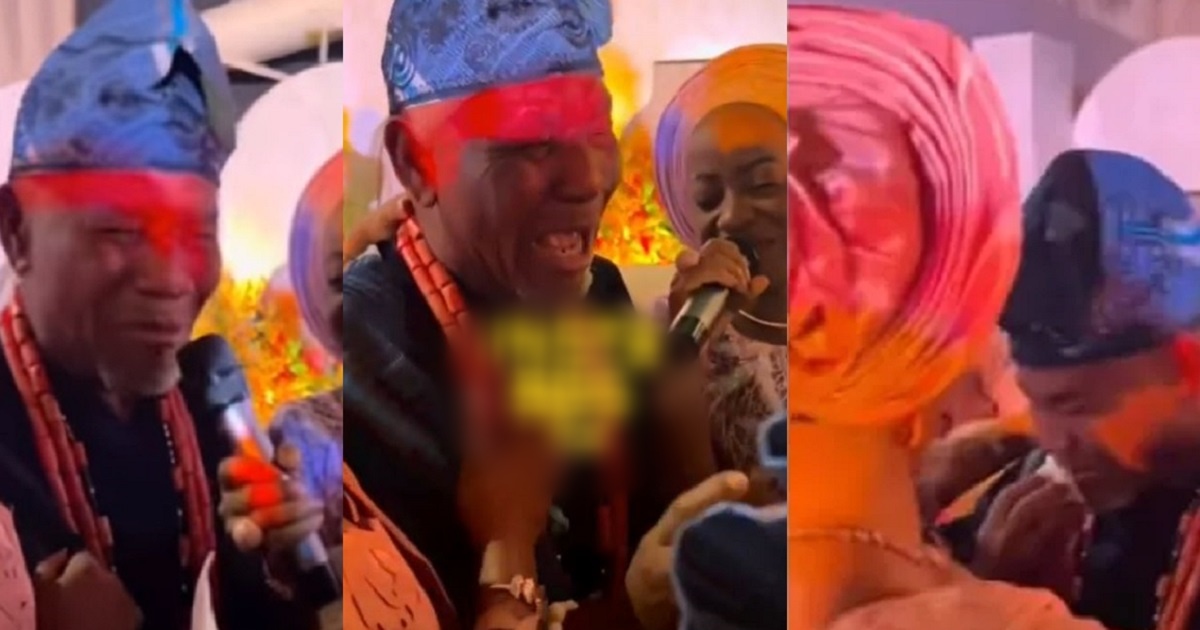 “I beg you in God’s name take care of my daughter” – Father tearfully pleads with son-in-law at wedding (Video)