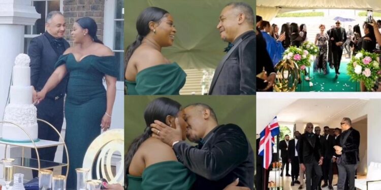 Daddy Freeze weds longtime lover in private ceremony in London (Photos/video)