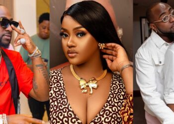 “Bet me, you go run from Naija” – Davido reacts after man threatened to slap his babymama, Chioma