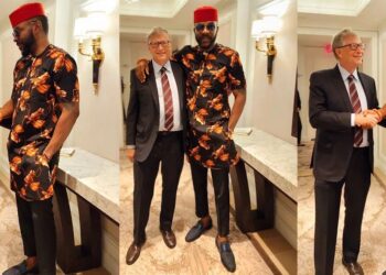 BBNaija host, Ebuka Obi-Uchendu, meets Bill Gates (Photos)