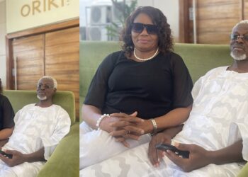 “This is further proof that our parents can find love in their old age” — Nigerian Lady celebrates her mom and her step-father on their 2nd wedding anniversary