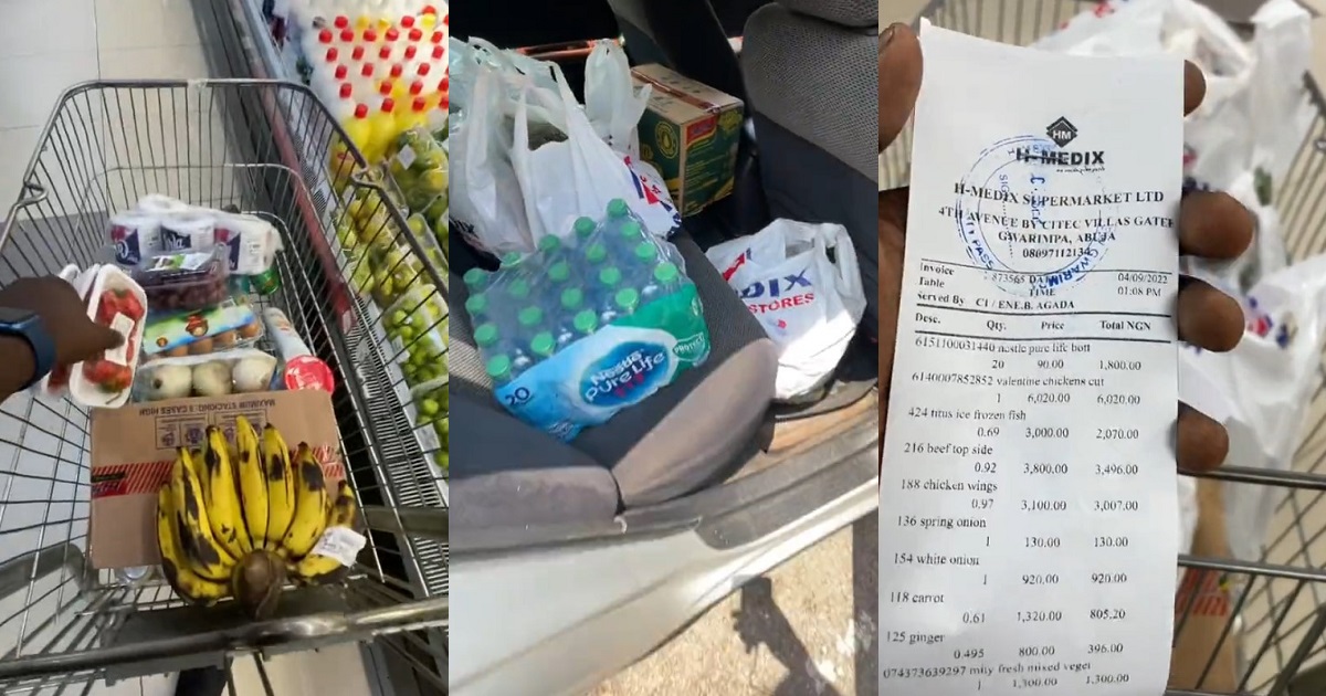“This is the kind of ‘stunting’ we should be doing” – Nigerian man tells men as he shows off grocery shopping he did for his babe (VIDEO)