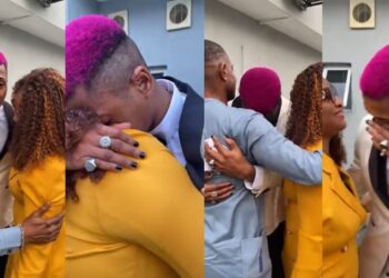 #BBNaija: Emotional moment Groovy reunited with his family (Video)