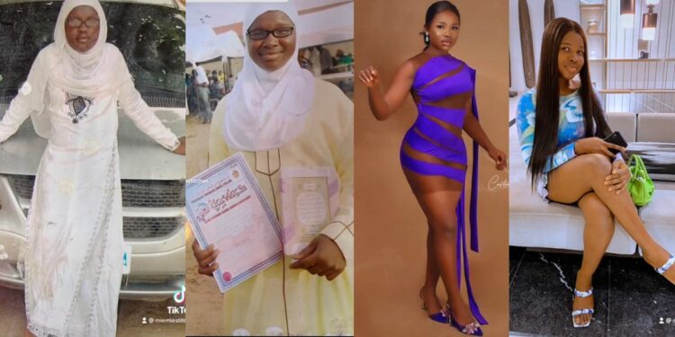 “He left me because I was too religious, he wasn’t patient enough” – Lady shocks many with her transformation video (WATCH)