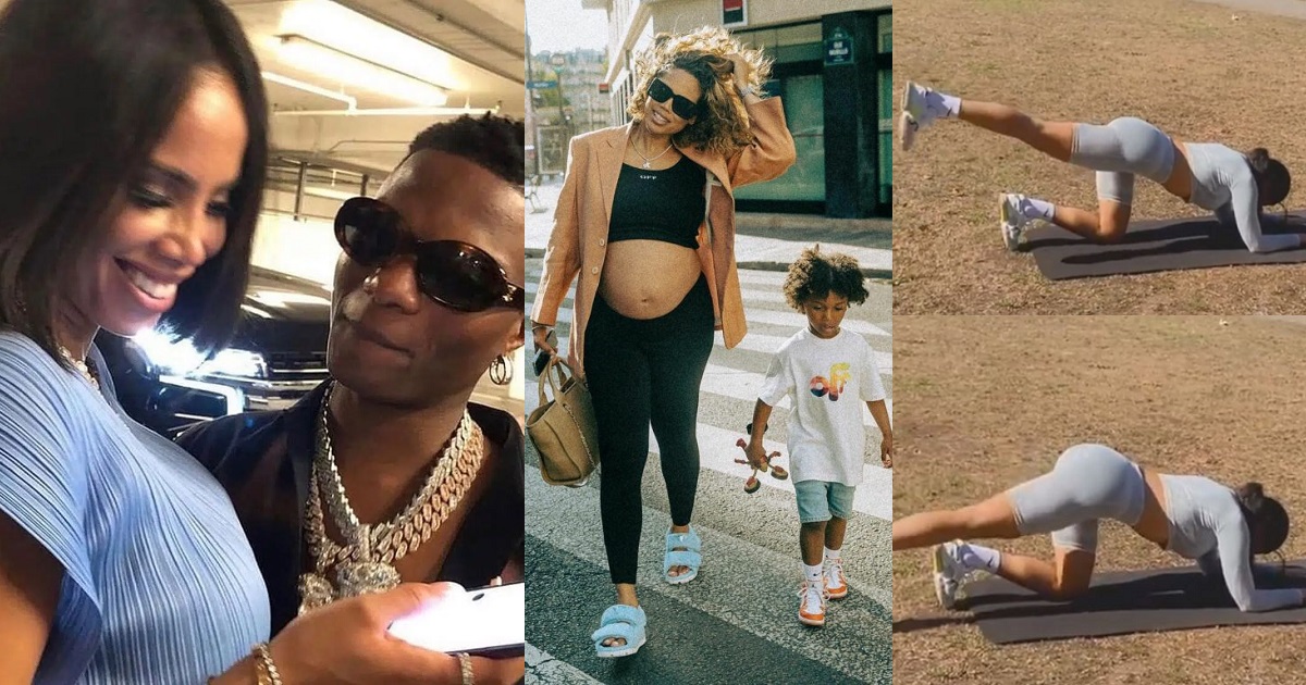 “She don born?” – Reactions as Wizkid’s baby mama, Jada shares video of herself without baby bump