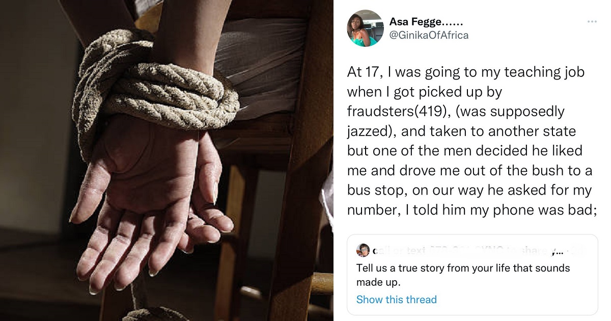 Nigerian lady narrates how one of her kidnappers saved her and bought her a phone