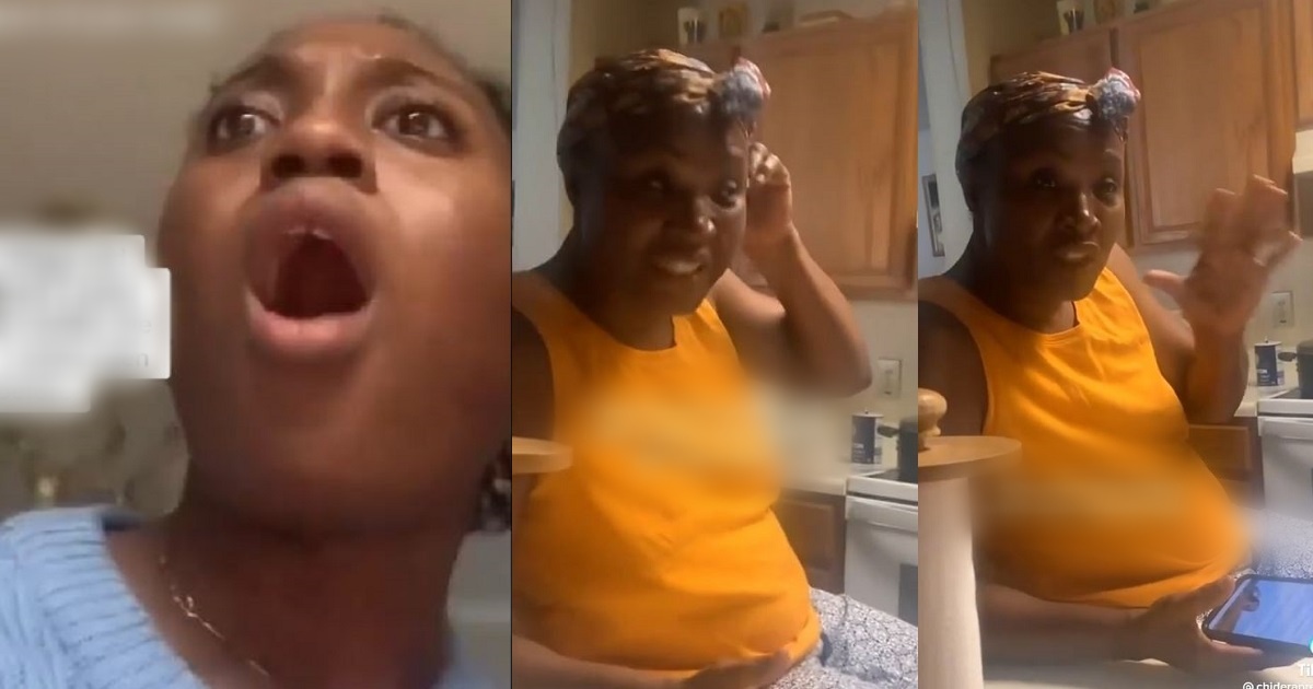 “You’re doing what Jesus said you shouldn’t do” – Nigerian mother chides her daughter for getting three piercings and waxing (video)
