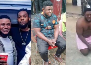 “Patoranking get luck say he no carry am” – Reactions as photo of singer Patoranking with Kidnap kingpin, John Lyon surfaces (Video)