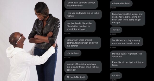 Man asking Lady says