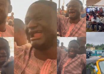 Man whose vehicle was impounded by Lagos Task Force breaks down in tears as his car is auctioned for less than N400,000 (Video)