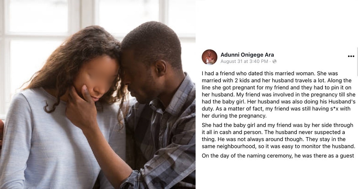 Man forgives his wife after discovering one of their children belongs to another man