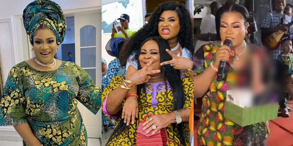 My mother was proud of me while alive and even in death  Nkechi Blessing slams those criticizing her for sharing dildos as souvenirs at her mums remembrance party