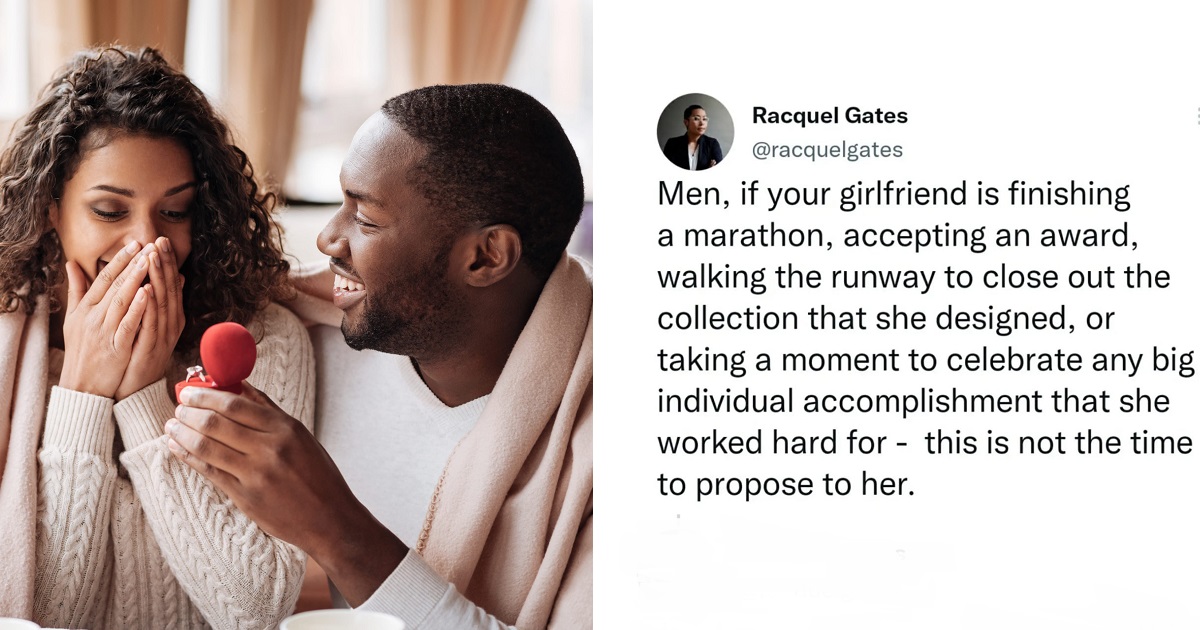 “Break up with your man if he proposes to you the moment you are being celebrated for a personal accomplishment” – Professor tells women
