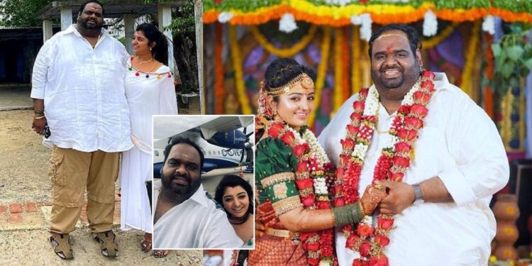 Newly married Indian actress fires back at trolls body-shaming her husband and accusing her of marrying him for money