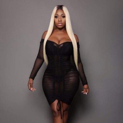 Rapper Diamond The Body who recently posted bedroom photo with Burna