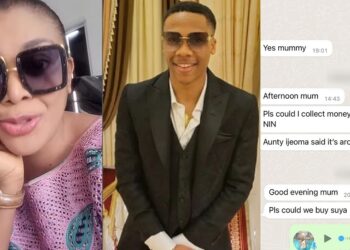 “Thanking God for my amazing son” – Ehi Ogbebor shares chat with son as she reacts to video of boy who destroyed his mother’s house