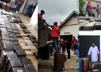 Ikorodu trends as NDLEA makes biggest bust in the anti-narcotic history; bust major warehouse with 1.8tons of cocaine worth $278m (VIDEO)