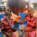 Little girl stuns netizens with her make-up skill, as she beats model’s  face to perfection (Video)