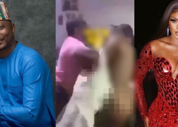 Seyi Vodi's wife confronted