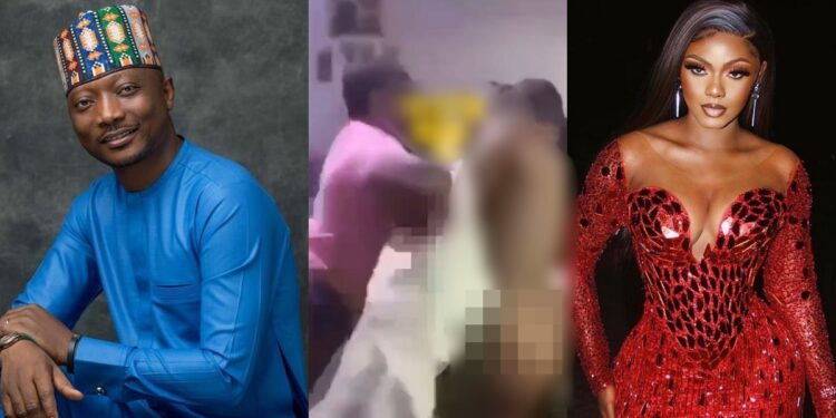 Seyi Vodi's wife confronted
