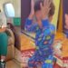 Adorable moment Regina Daniel’s son, Munir, knelt to beg his mum for forgiveness after destroying his new toy (Video)