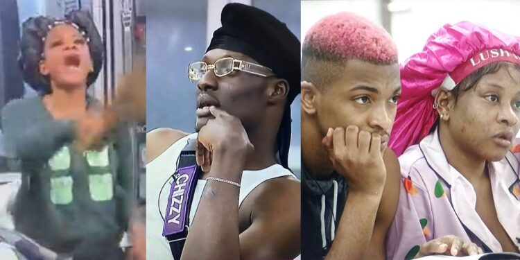#BBNaija: “Doyin’s houseboy” – Phyna blasts Chizzy for telling her to stop fighting for Groovy (Video)