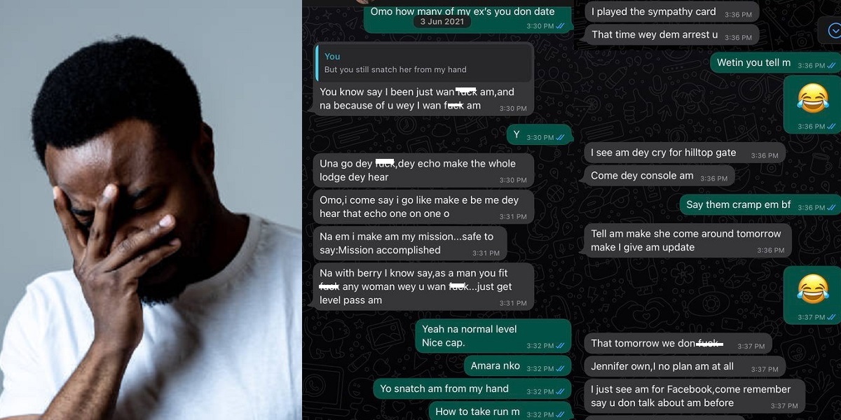 Man reveals why he doesn’t trust women as he shares chat with close friend who slept with his three exes