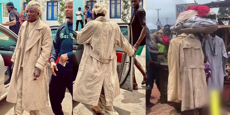 Man drags Portable for allegedly buying ‘expensive’ outfit from roadside stall, he reacts (Video)
