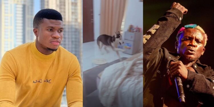 “Are you friends with Portable?” — Comedian Zicsaloma jokingly asks his dog as it goes berserk (Video)