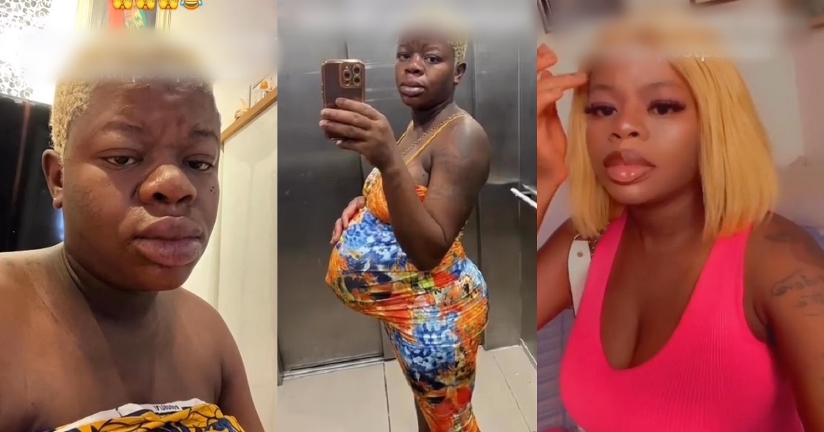 Lady shares how pregnancy humbled her vs one month after childbirth