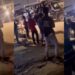Moment young man escaped from a police van and dashed away in a flash (Video)