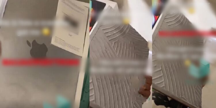 Man laments after buying MacBook only to discover it’s packaged tile (Video)