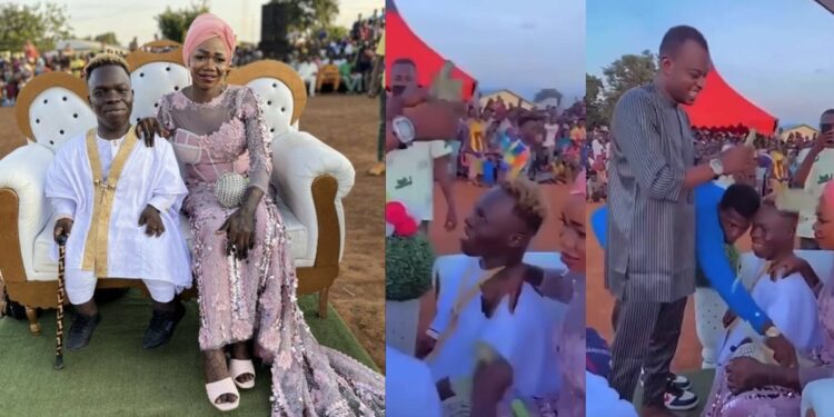 Update: Ghanaian Social Media Star, Shatta Bandle holds lavish naming ceremony for his second child (video)