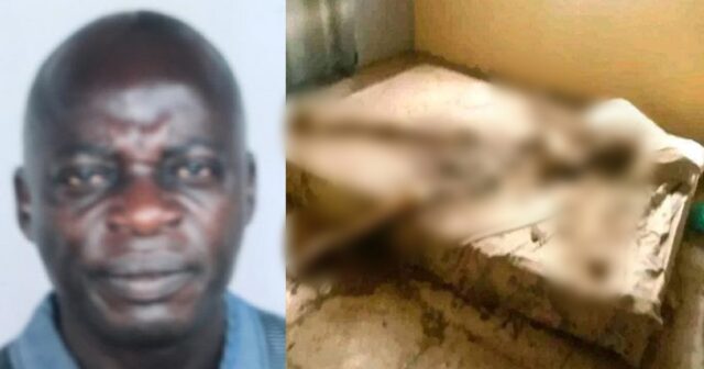 Skeletal remains of landlord