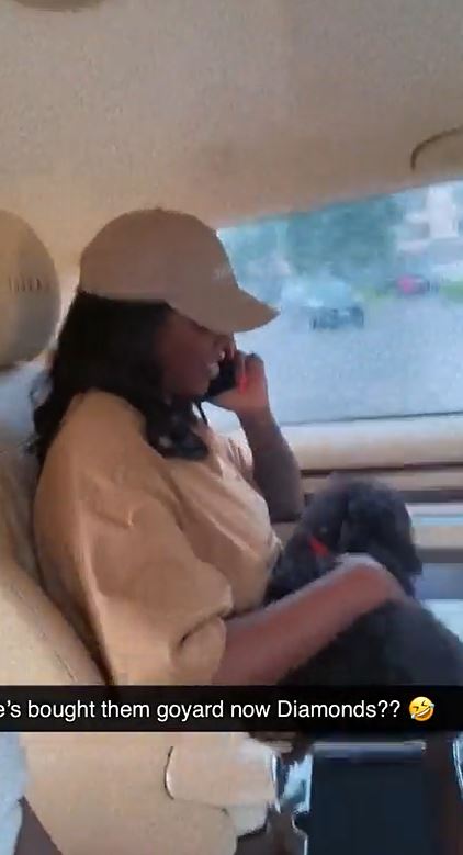“I want to be Tiwa Savage’s puppy” – Sophia Momodu says as Tiwa Savage orders diamonds for her puppy (Video) 3 tiwa dog