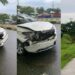 Driver narrowly escapes death as tree falls on car in Calabar (Photos)