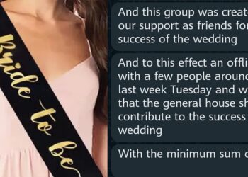 Mixed reactions as bride-to-be asks over 100 of her friends to contribute N5k each towards her wedding