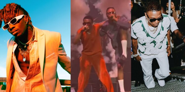 “You can’t buy this love” – Oxlade appreciates Wizkid for allowing him perform at the O2 before he had a hit