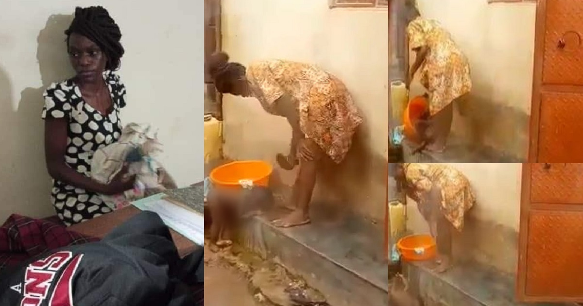 Outrage as mother is captured brutalizing her 2-year-old daughter in disturbing video (Watch)