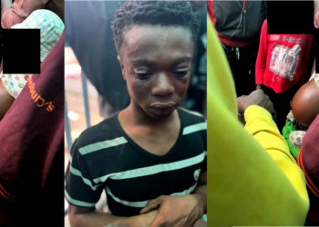 My oga gives them drugs that cause swelling – A man in Lagos admits to using children with fake stomach tumors to beg for alms.