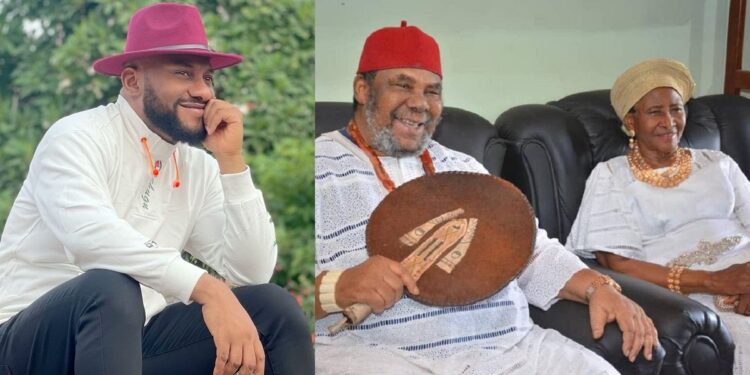 “If your parents are still alive, you don’t know what God is doing for you” – Yul Edochie says as he celebrates his parents