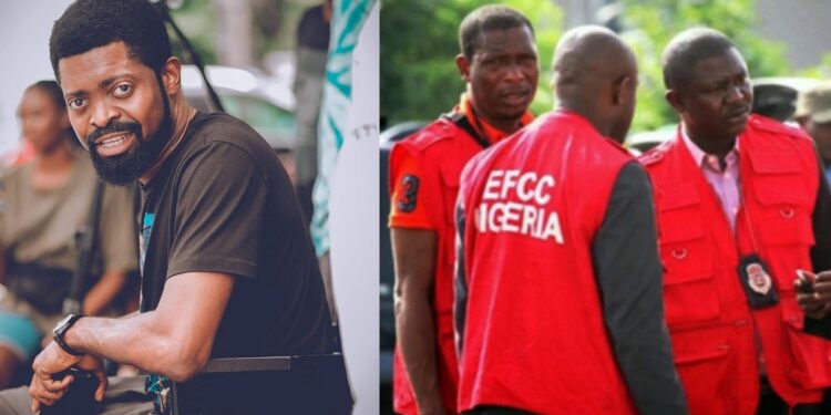 Basketmoth queries EFCC about politicians causing economic disasters.