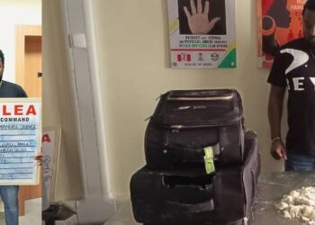 Ex-footballer arrested at Lagos International Airport for cocaine trafficking.